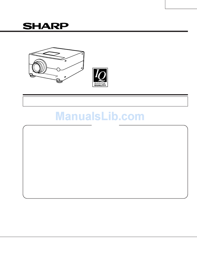 Sharp XG-NV2SB Service manual