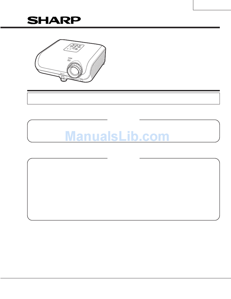 Sharp XG-MB55X User manual