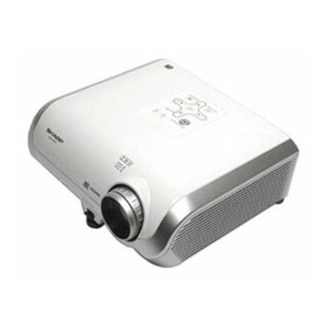 Sharp XV-Z3000 - Vision WXGA DLP Projector User manual