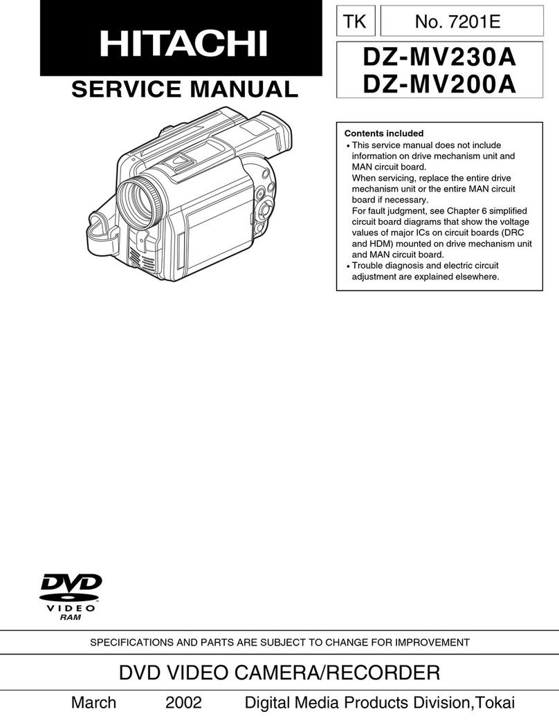 Hitachi DZ-MV230A - Camcorder Service manual