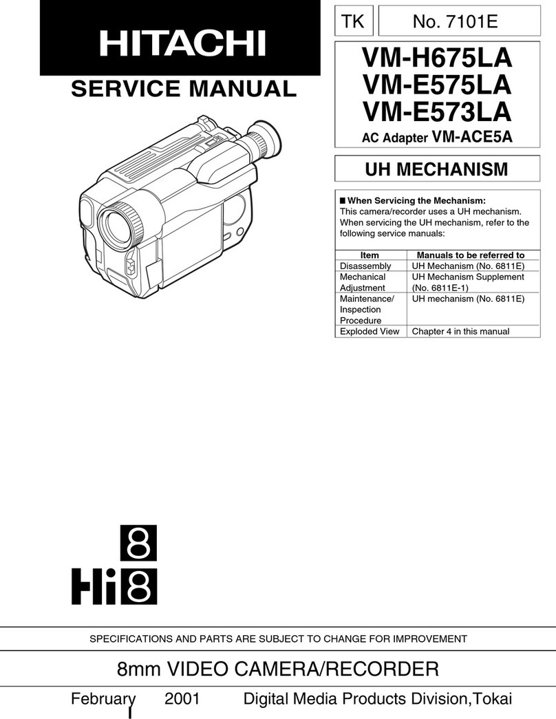 Hitachi VMH-675LA - Camcorder User manual