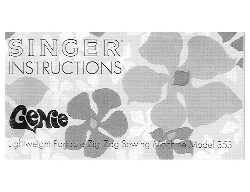 Singer Genie 353 instructions