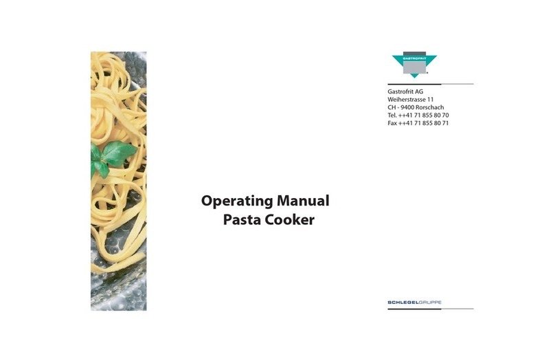 Gastrofrit TW 300 operating manual