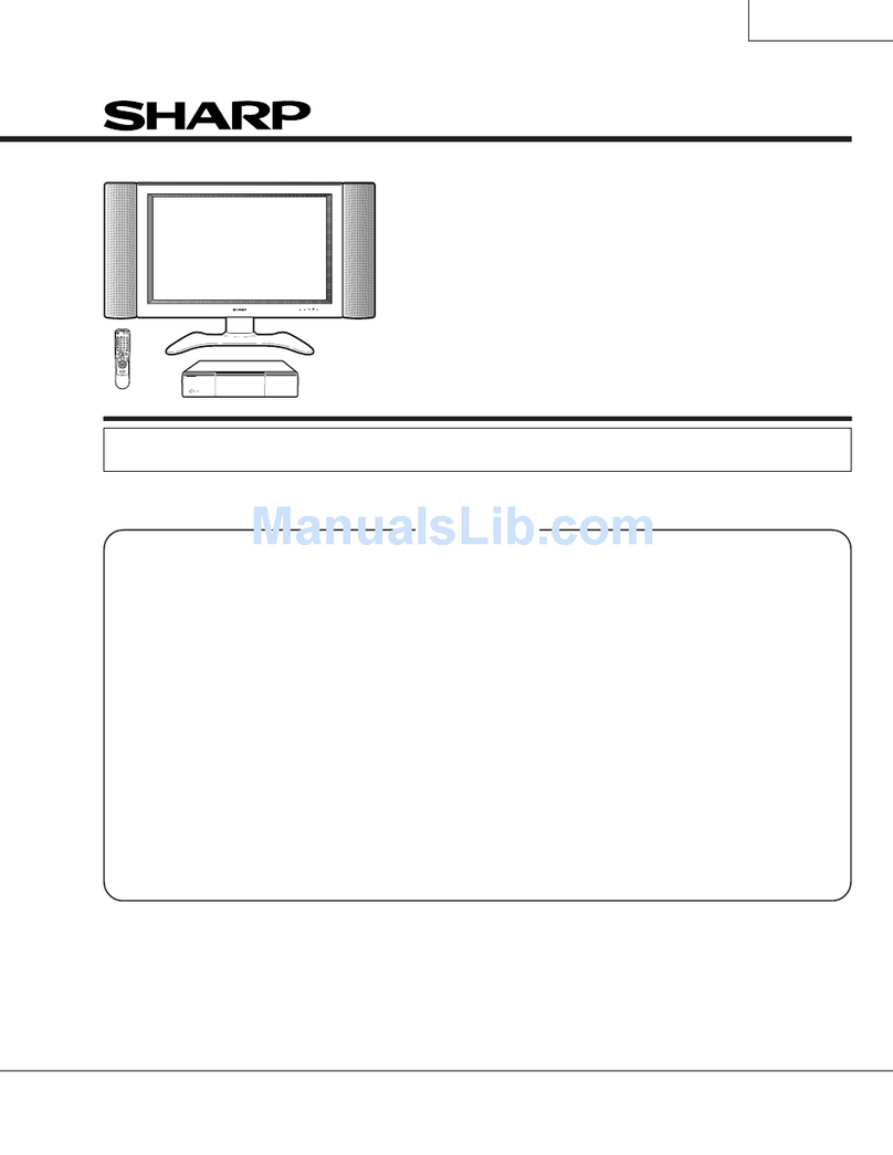 Sharp Aquos LC-30HV4U User manual