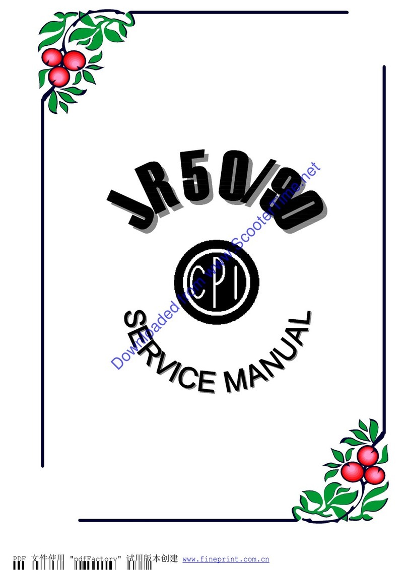 CPI JR 50 Service manual