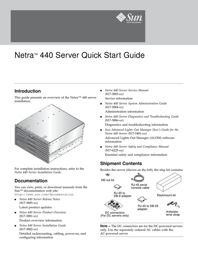 Sun Microsystems Netra 440 User manual