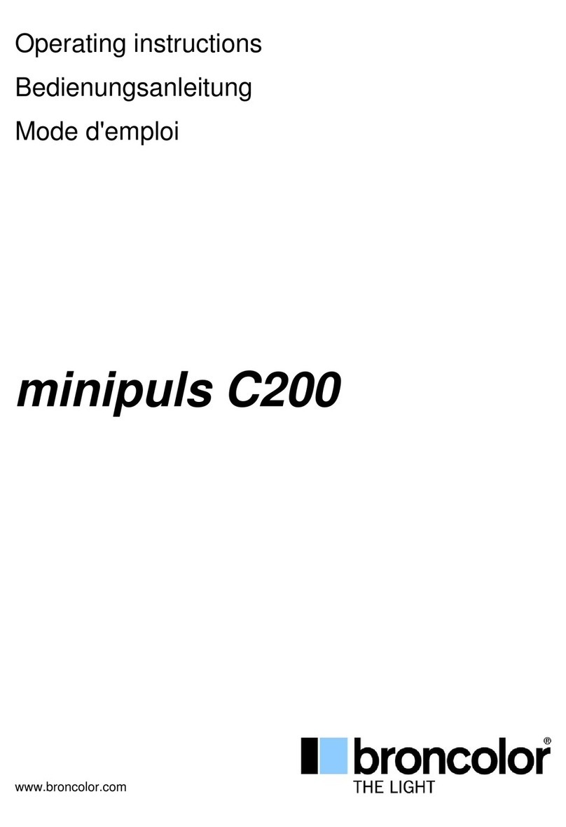 Broncolor Minipuls C200 User manual