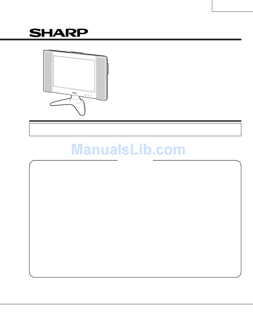 Sharp Aquos LC 20B1U User manual