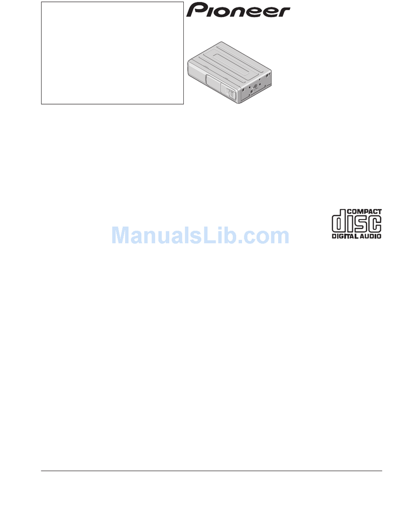 Pioneer CDX-FM657 Service manual