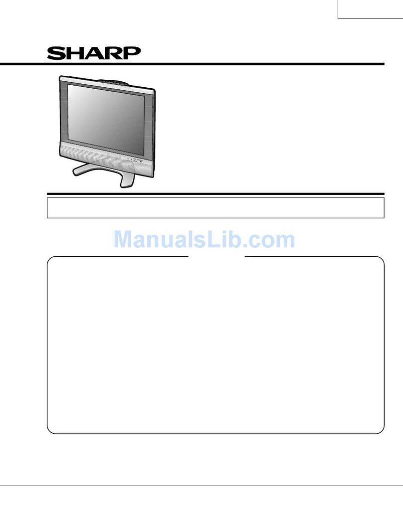 Sharp LC-20S4U-S - 20" LCD TV Troubleshooting guide