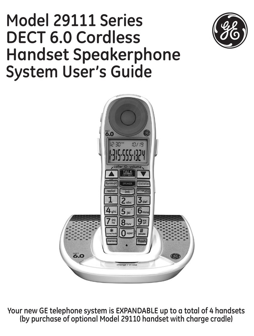 GE 29111 Series User manual