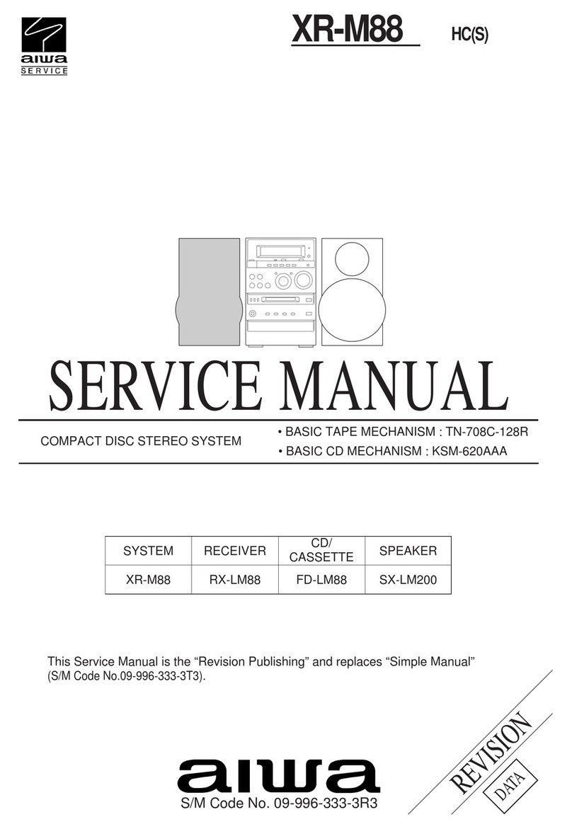 Aiwa XR-M88 Service manual