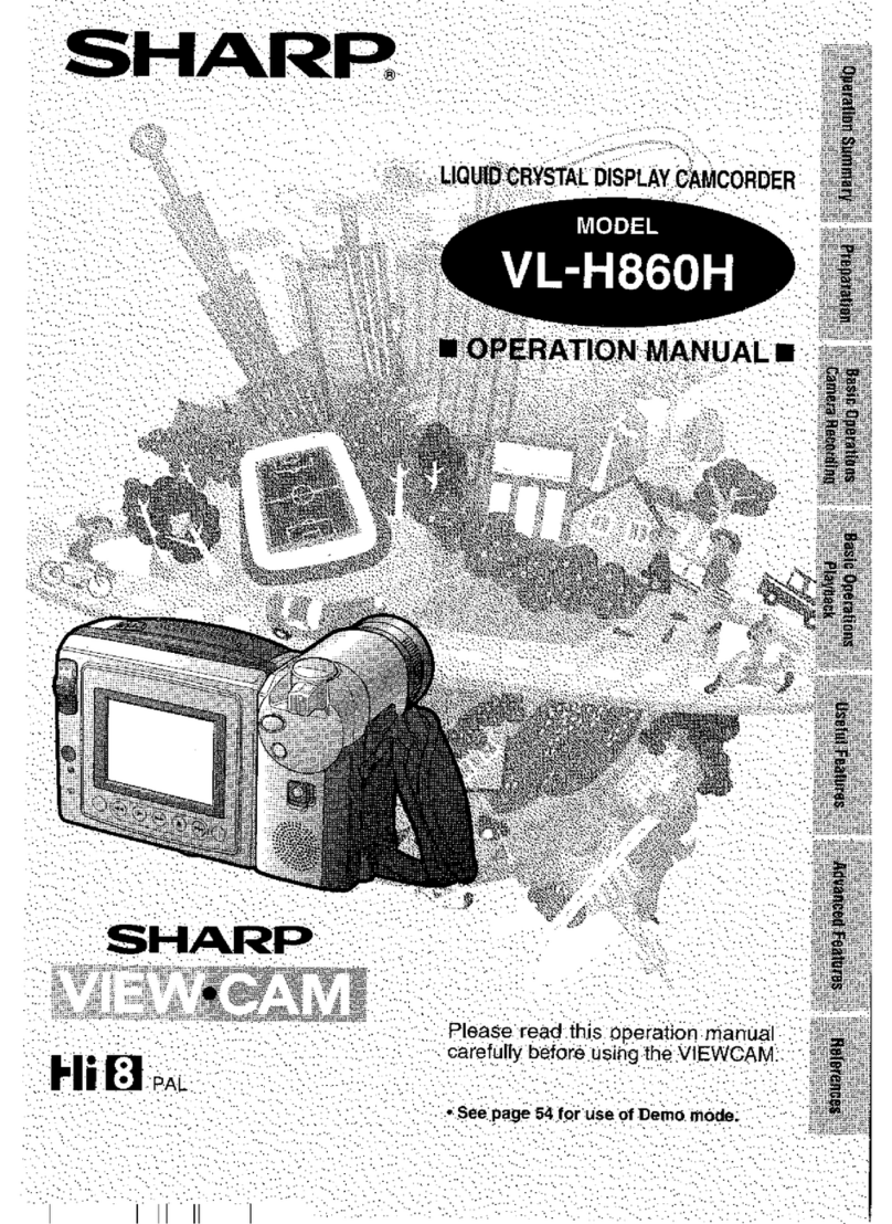 Sharp VL-H860H User manual Sharp VL-H860H User manual