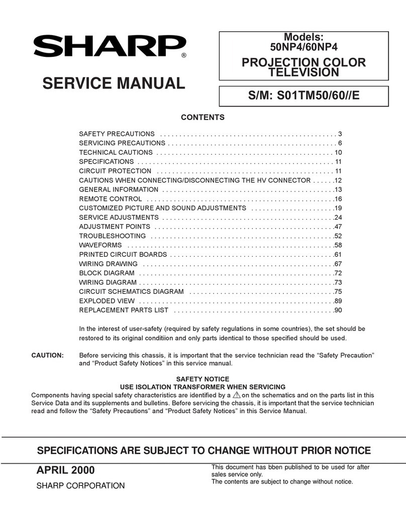 Sharp 50NP4 User manual