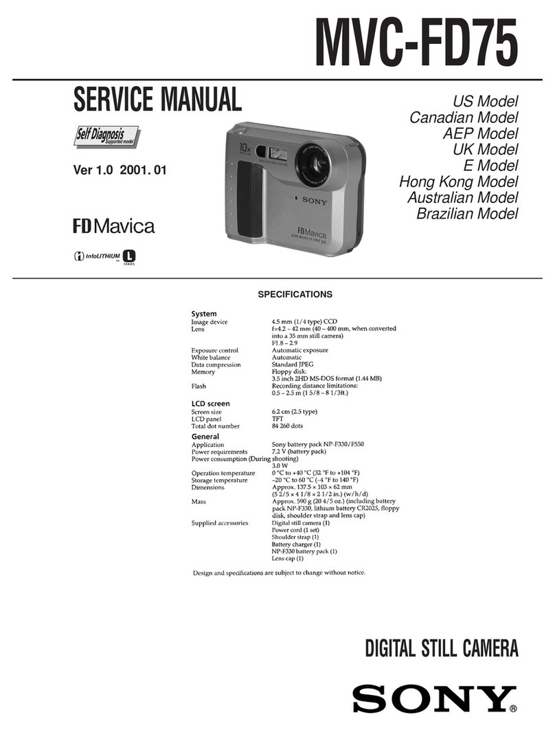 Sony FD Mavica MVC-FD75 User manual