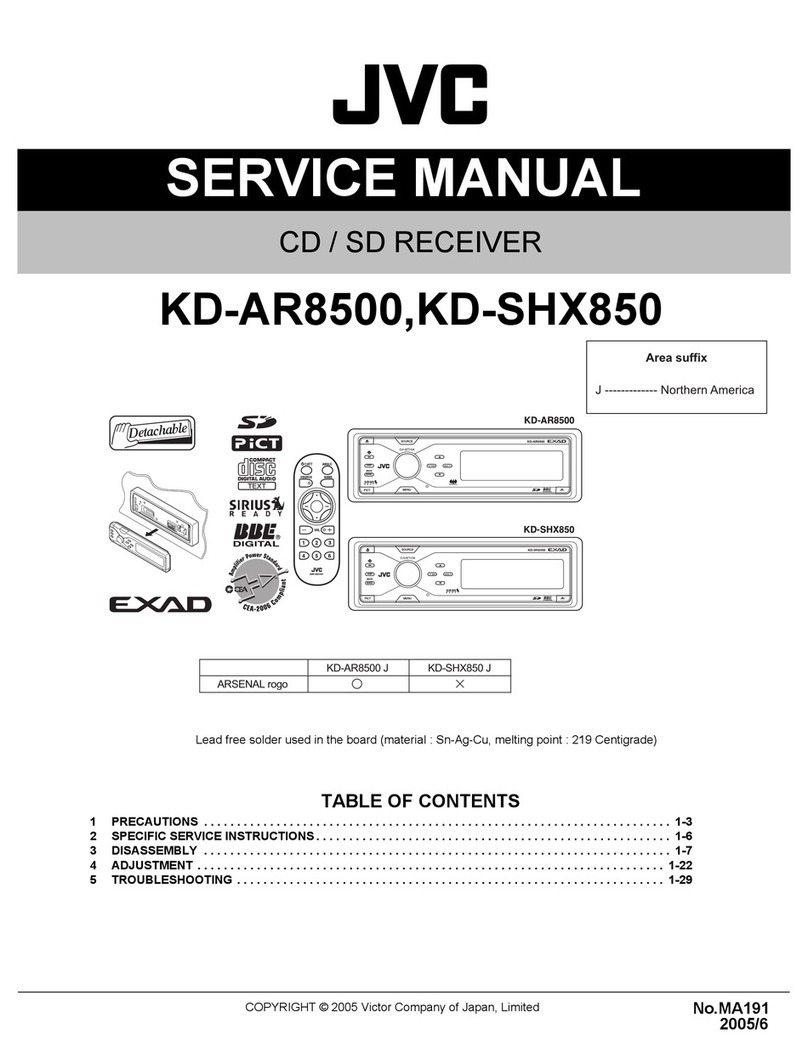 JVC KD-AR8500 User manual