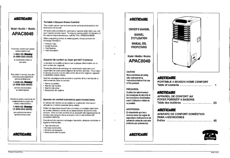 Danby APAC8040 User manual Danby APAC8040 User manual
