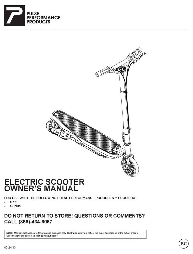Pulse Performance Products Bolt User manual