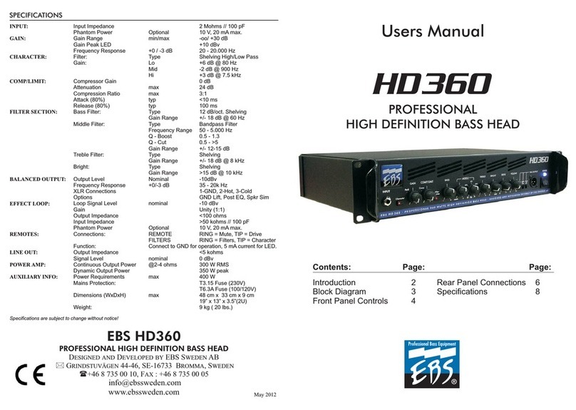 EBS HD360 user manual