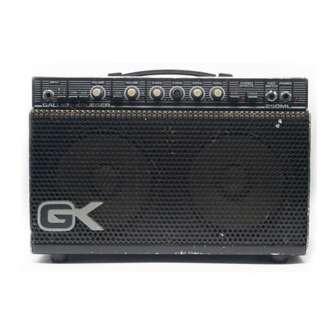 Gallien-Krueger 250ML Service manual