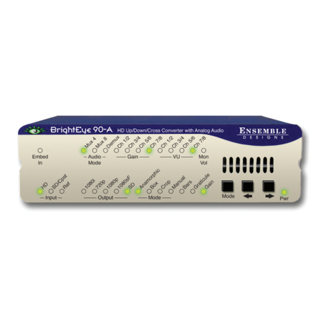 Ensemble Designs BrightEye 90-A user guide