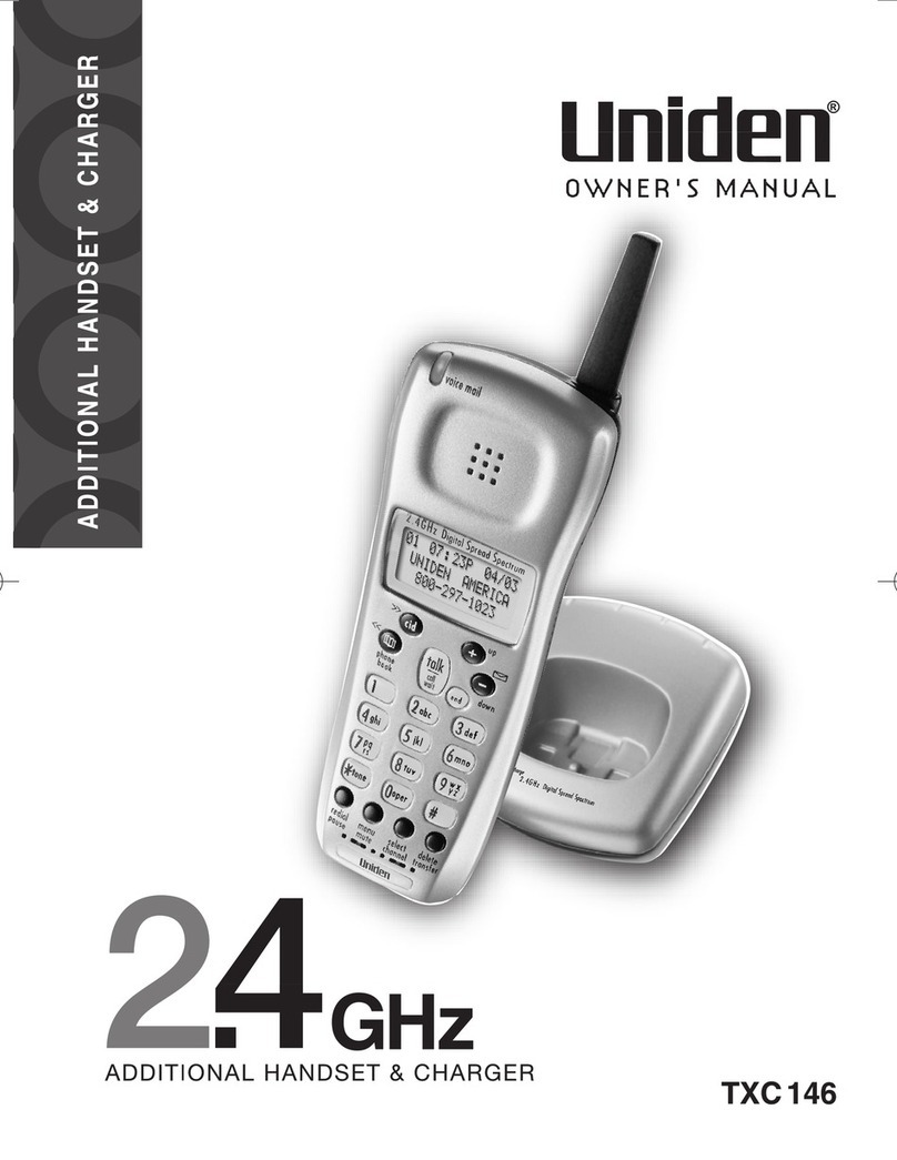 Uniden TXC146 owner's manual