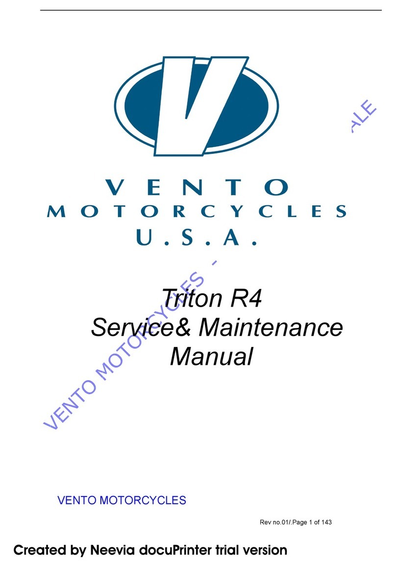 Vento Triton R4 Service maintenance manual
