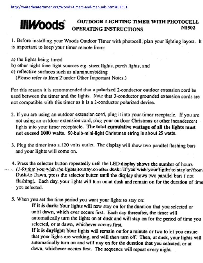 Woods N1502 User manual