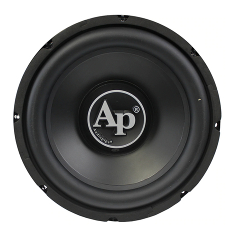 Audiopipe TS-PP2-12 User manual