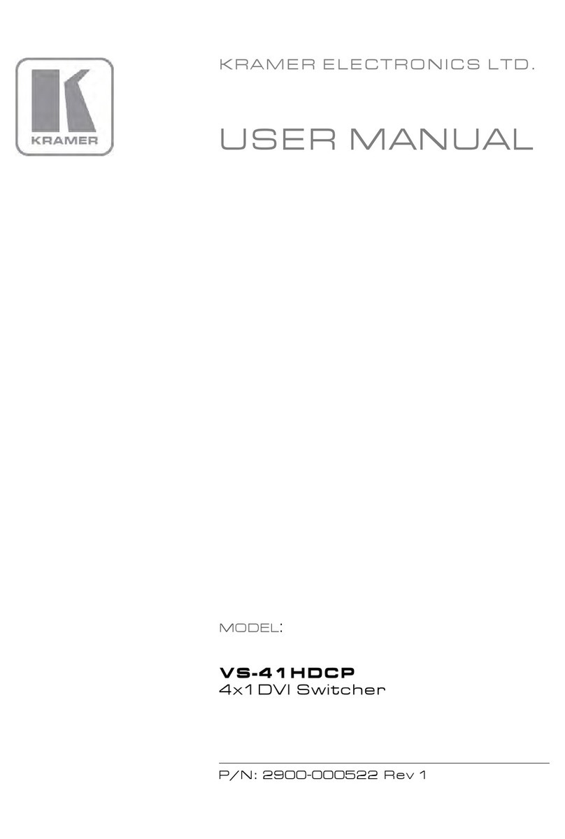 Kramer VS-41HDCP user manual