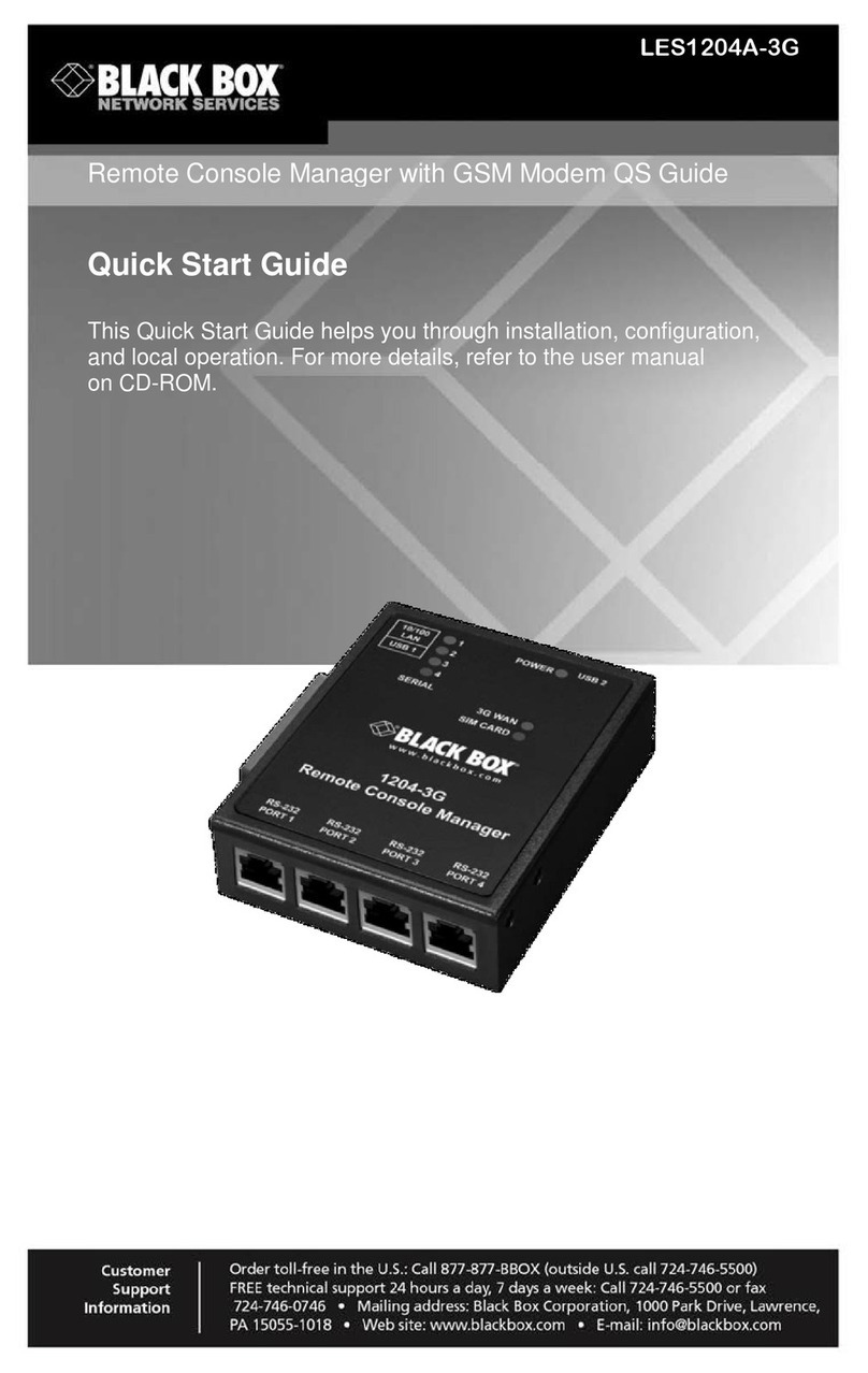 Black Box LES1204A-3G quick start guide