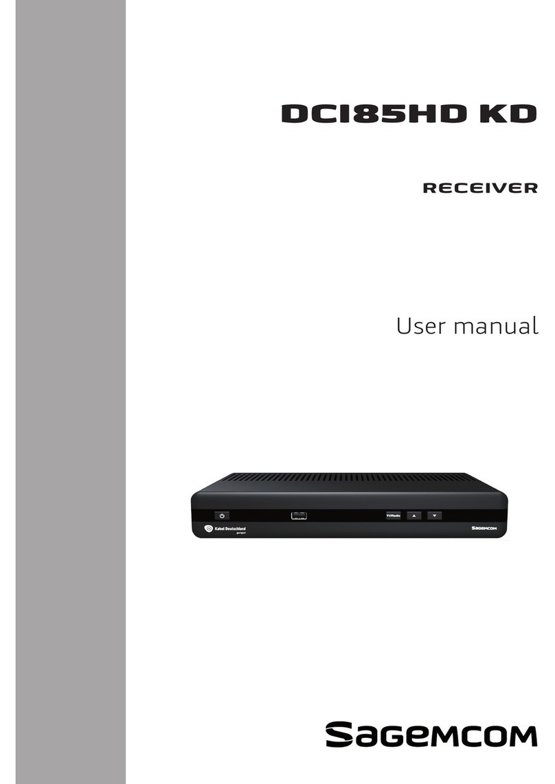 SAGEMCOM DCI85HD KD user manual