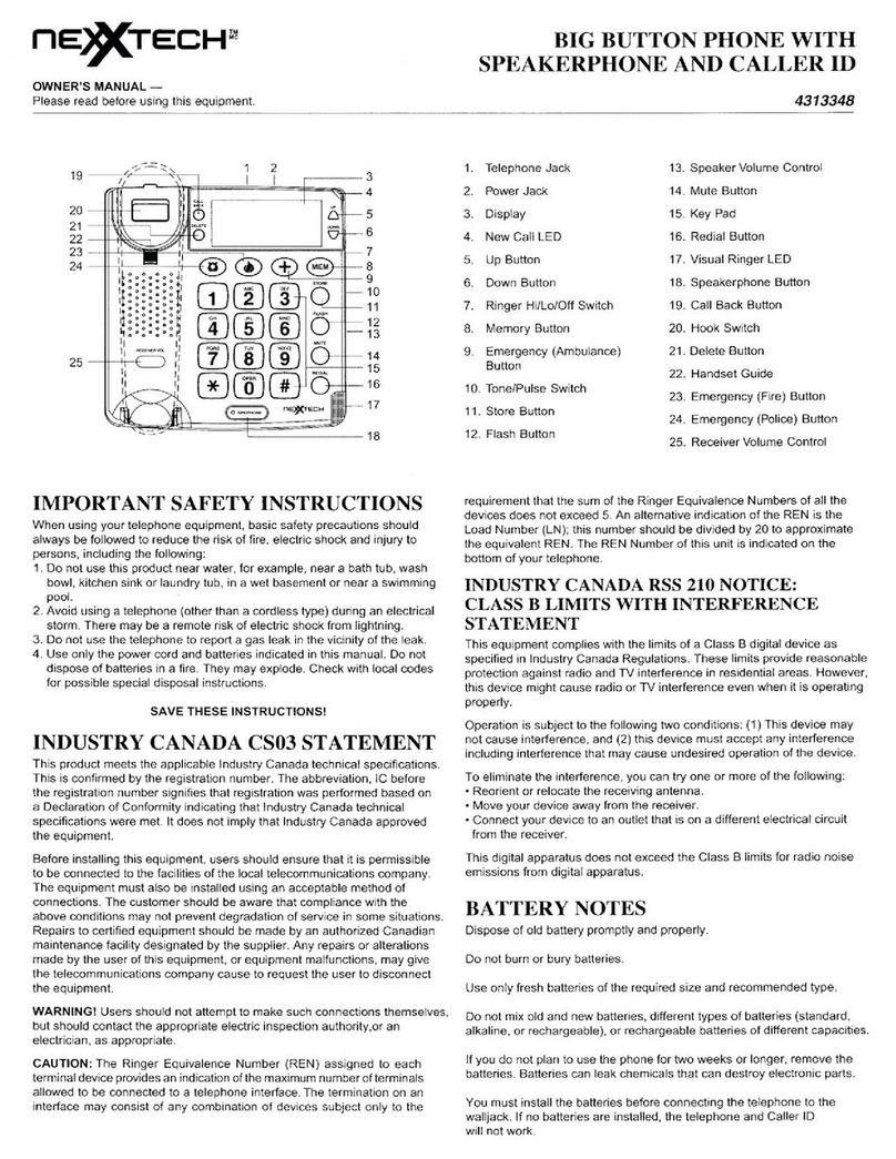 NexxTech 4313348 owner's manual