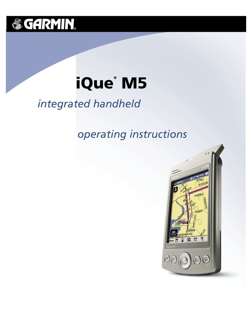 Garmin iQUE M5 User manual