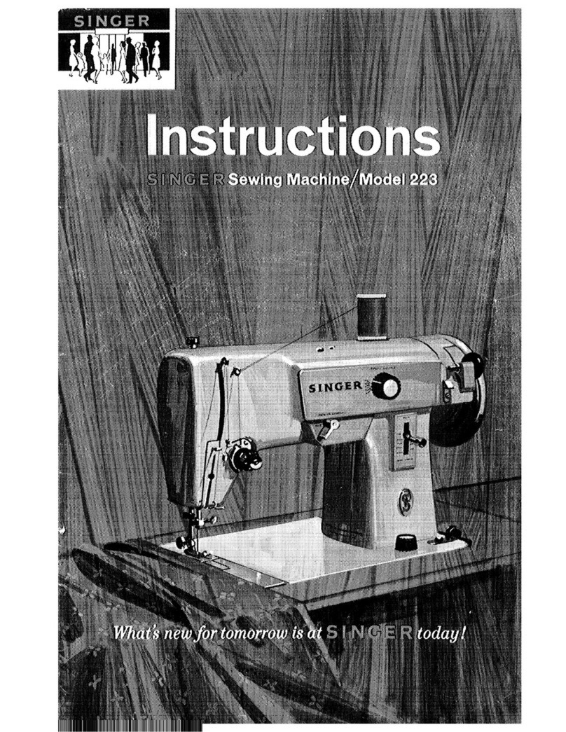 Singer 223 User manual Singer 223 User manual