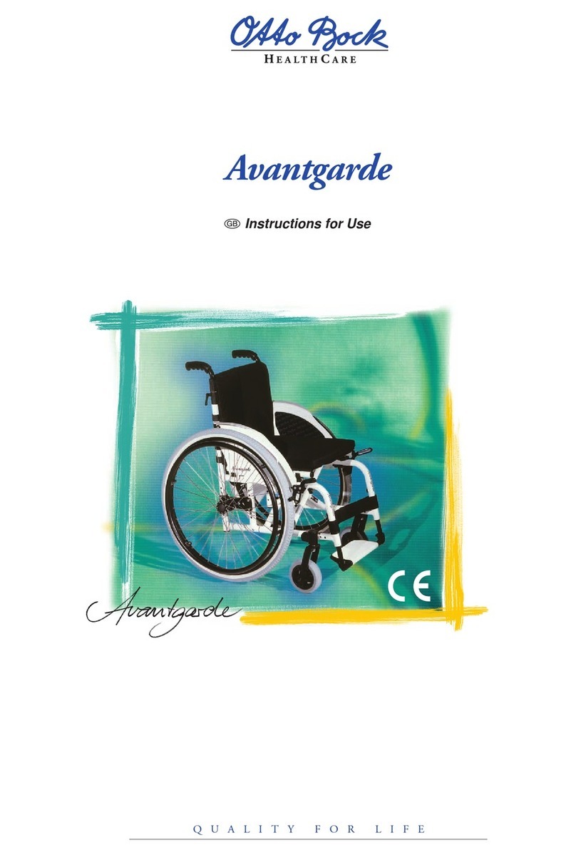 Otto Bock Avantgarde T User manual