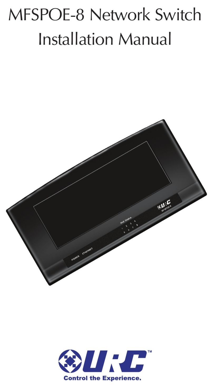URC MFSPOE-8 installation manual