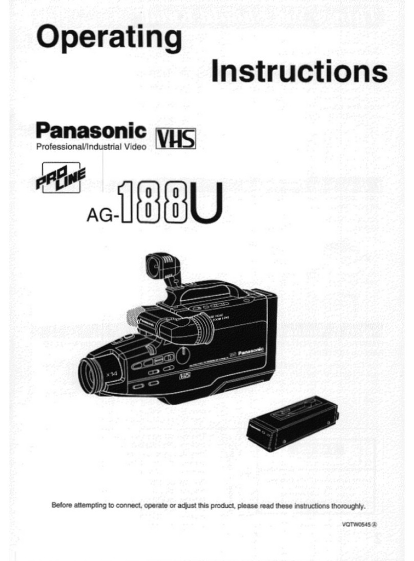 Panasonic ProLine AG-188U User manual Panasonic ProLine AG-188U User manual