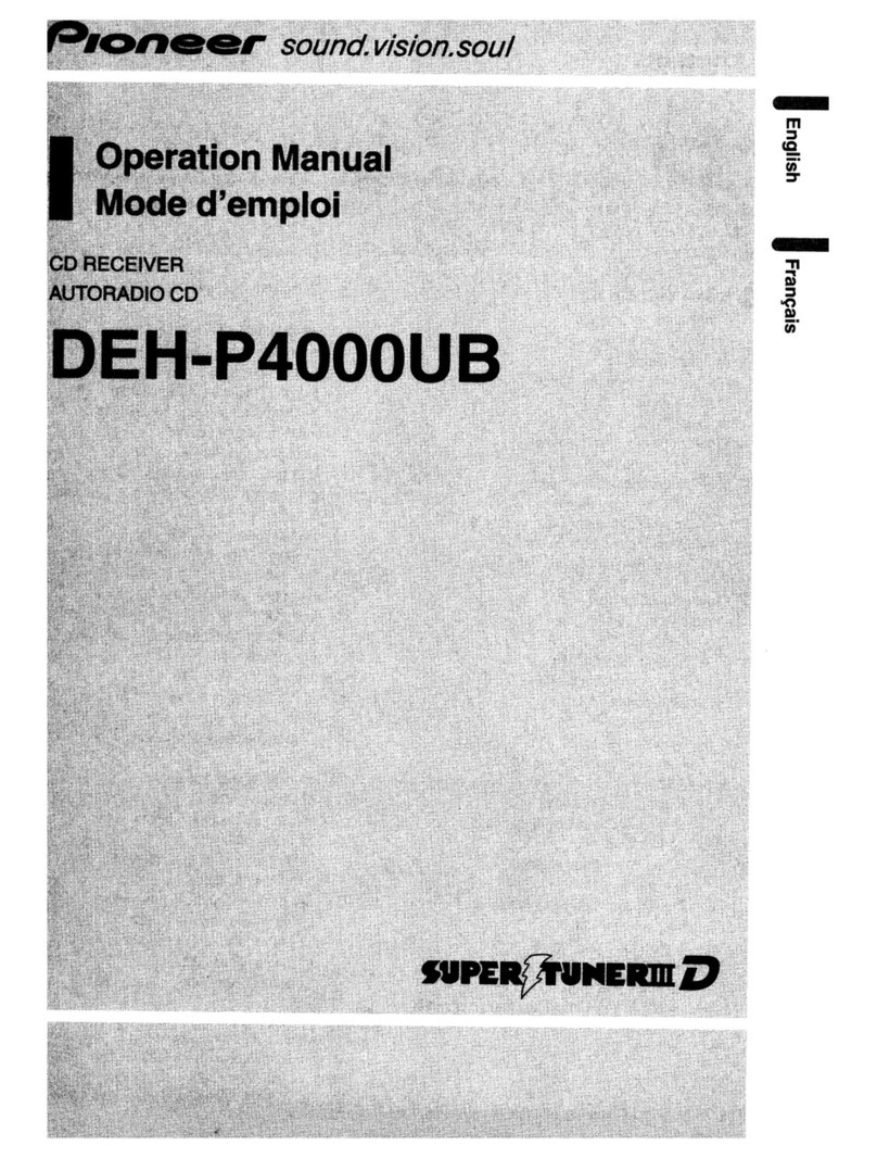 Pioneer Premier DEH-P4000UB User manual