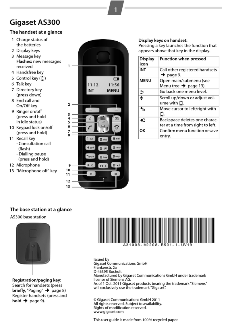 Gigaset AS300 User manual