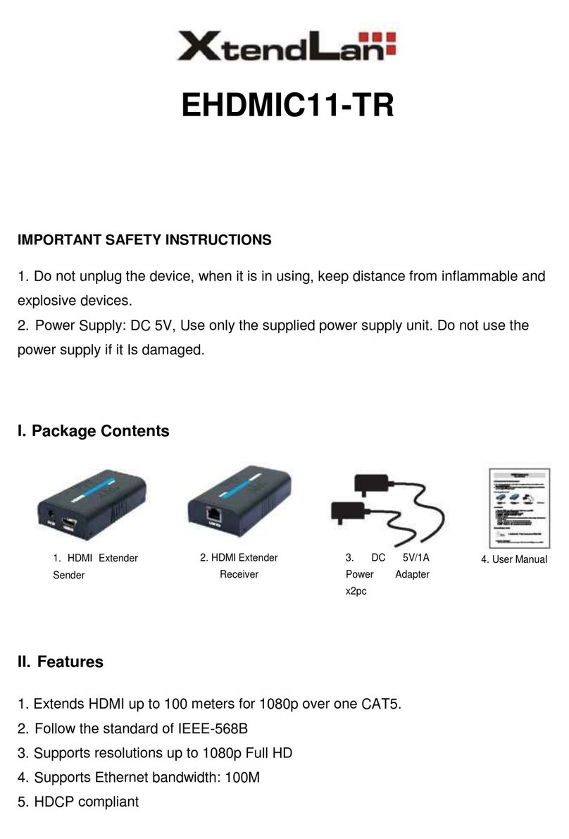XtendLan EHDMIC11-TR User manual