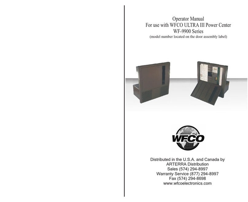 WFCO WF-9900 Series Operator's manual