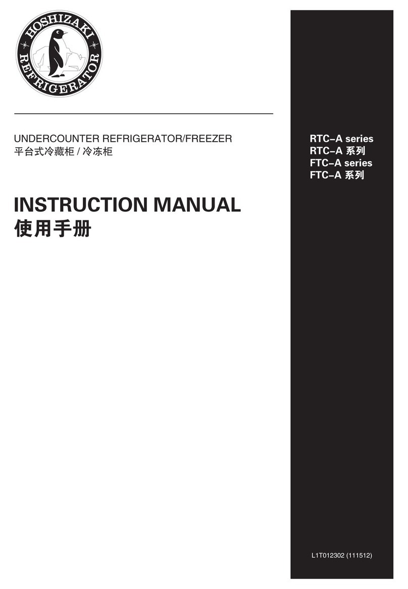 Hoshizaki RTC-A series instruction manual