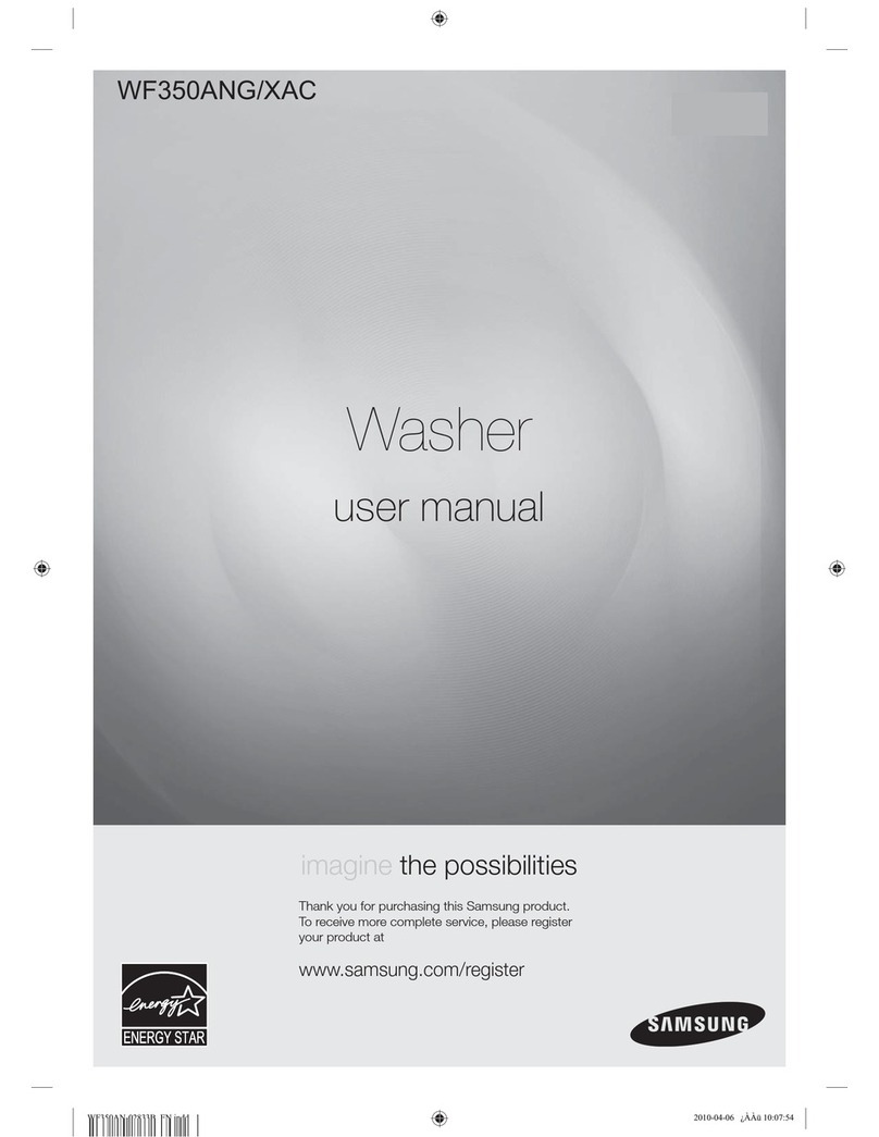 Samsung WF350XAC user manual Samsung WF350XAC user manual