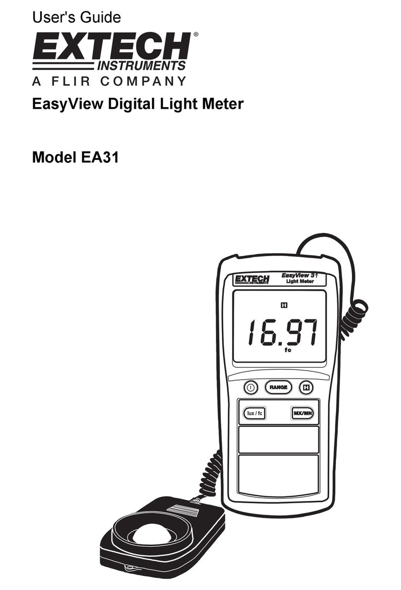 Extech Instruments EasyView EA31 User manual Extech Instruments EasyView EA31 User manual