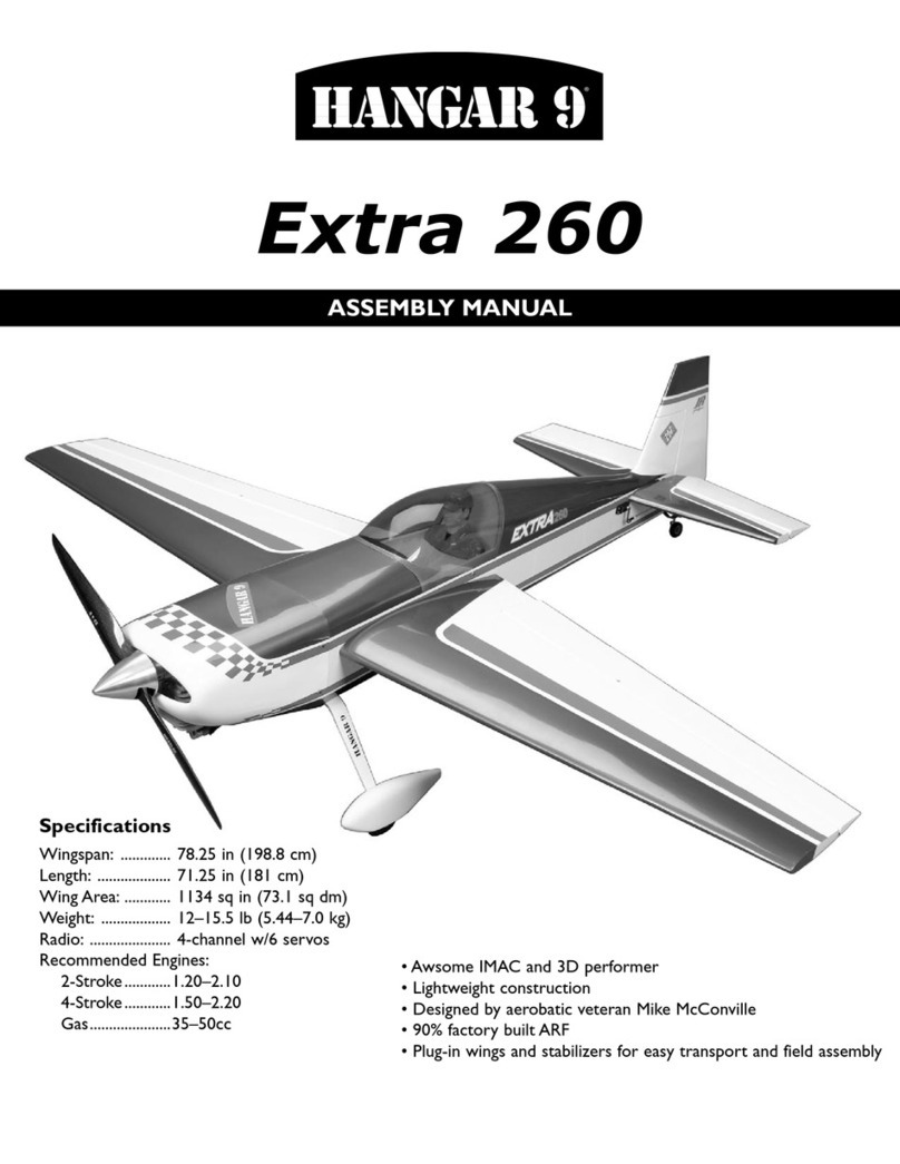 Hangar 9 Extra 260 Assembly manual