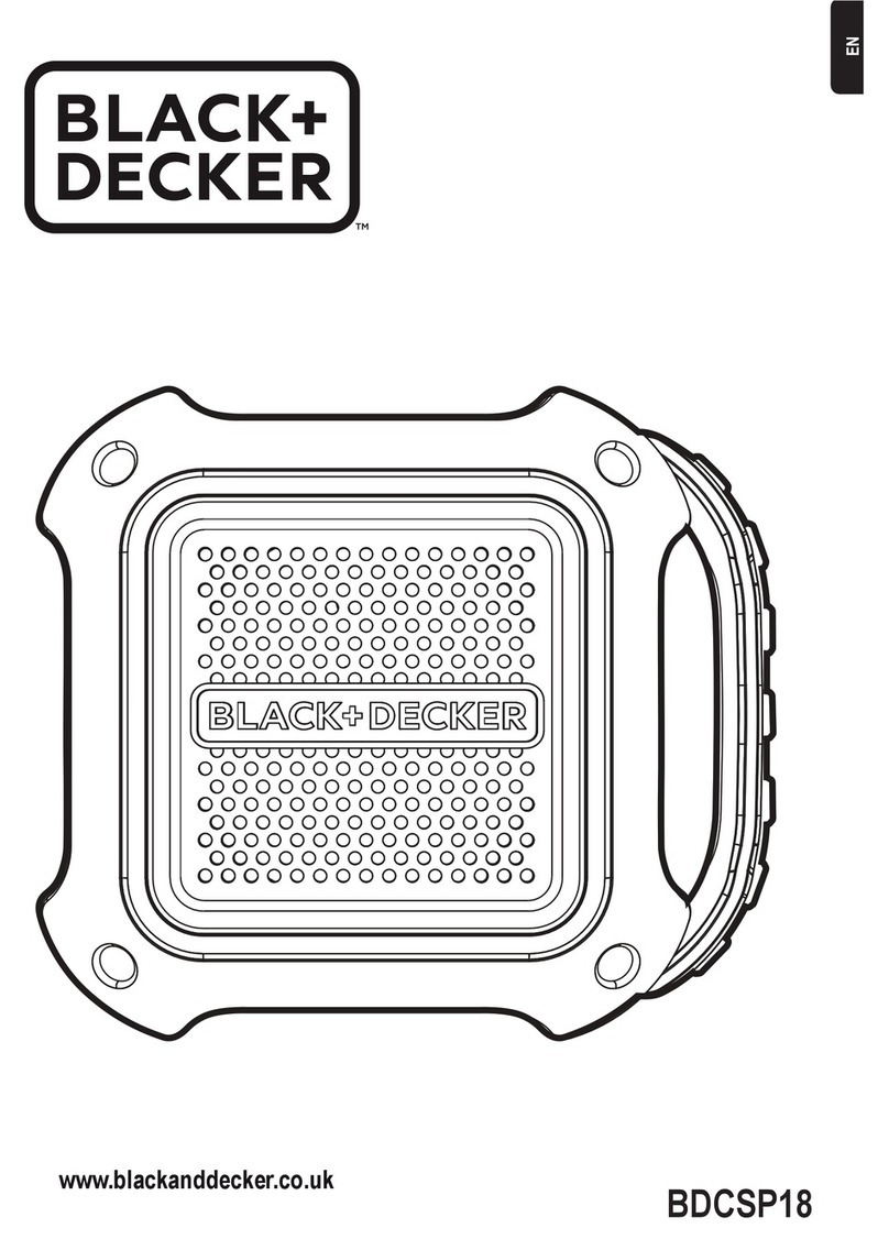 Black & Decker BDCSP18 User manual
