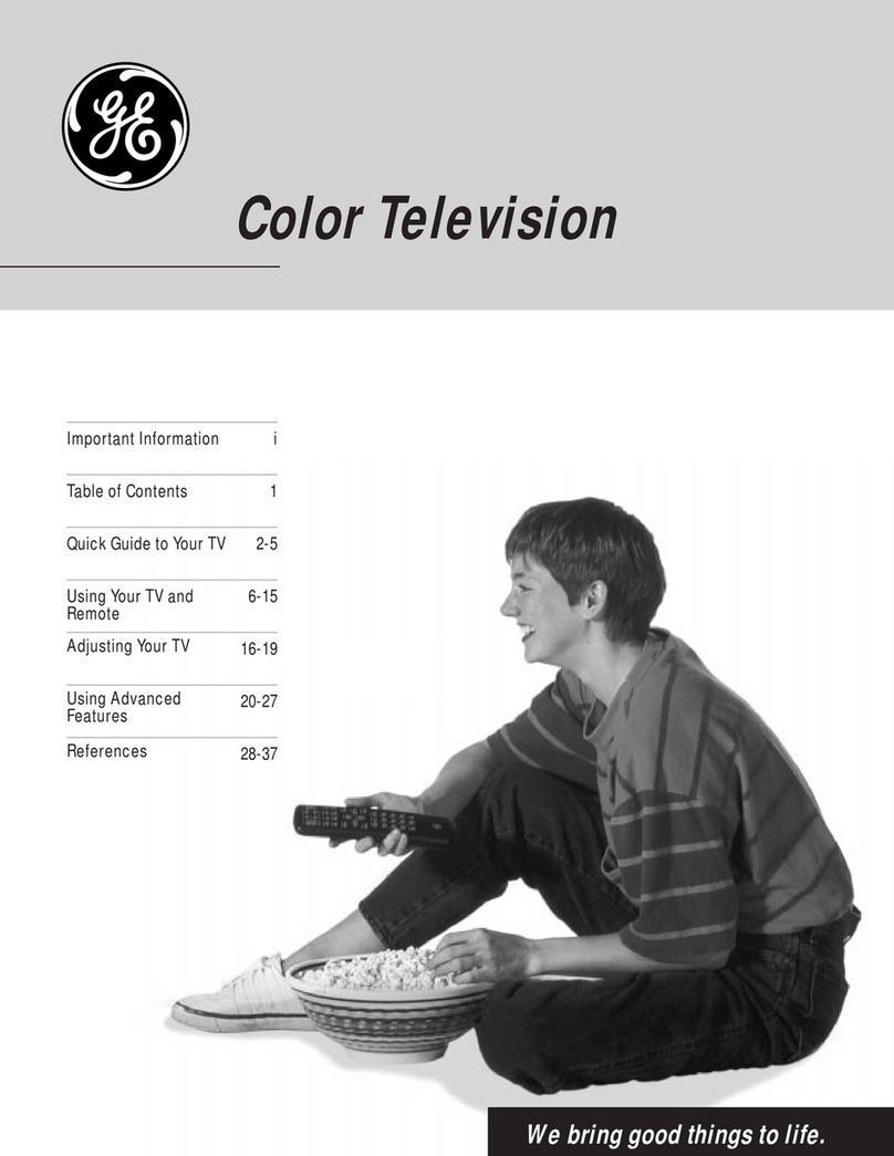 GE 25GT543 User manual