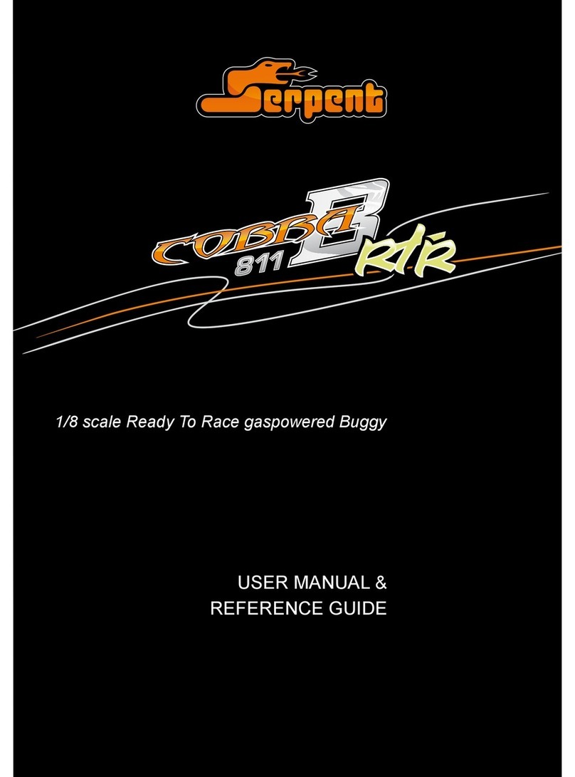 Serpent S811-B Cobra RTR User manual Serpent S811-B Cobra RTR User manual