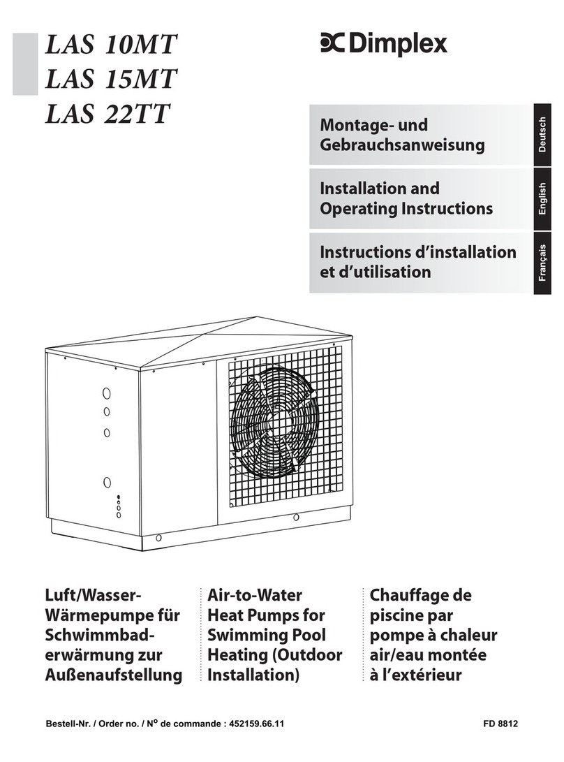 Dimplex LAS 10MT Installation and operating instructions